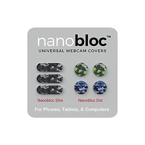 Eyebloc Webcam Covers - Residue-Free Camera Blocker Sticker for Laptop - Phone Camera Privacy Cover - Reusable Lens Protector Slides for Tablet & PC