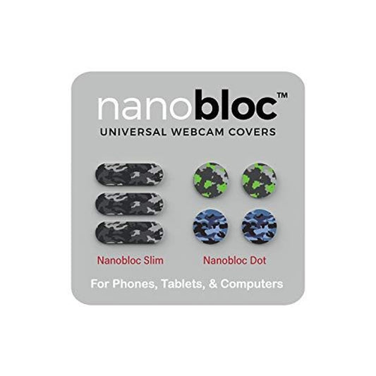 Eyebloc Webcam Covers - Residue-Free Camera Blocker Sticker for Laptop - Phone Camera Privacy Cover - Reusable Lens Protector Slides for Tablet & PC