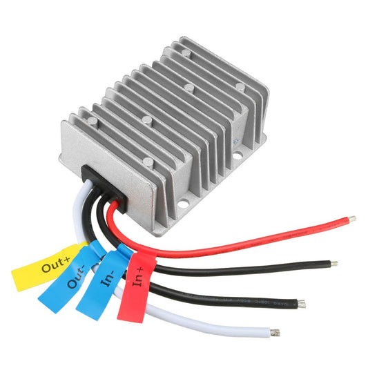 uxcell - a16080800ux0421 New Big-Size Voltage Converter Regulator DC/DC DC 24V to DC 12V 40A 480W Buck Transformer Waterproof