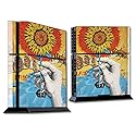 MightySkins Skin Compatible with Sony PS4 Console - Sunflower DNA | Protective, Durable, and Unique Vinyl Decal wrap Cover | Easy to Apply, Remove