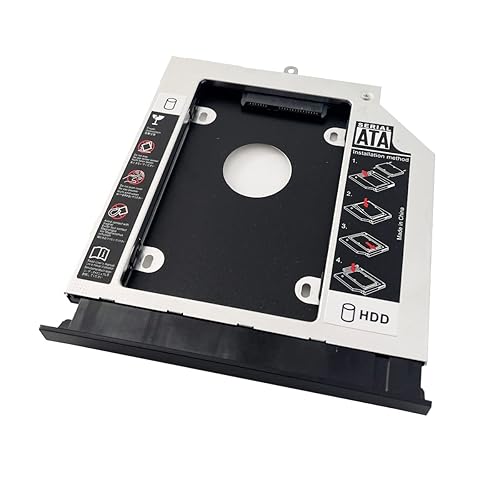 2nd HDD SSD Hard Drive Optical Frame Caddy Tray for Acer Aspire E5-572 E5-572G with Bezel Front Panel Bracket Holder