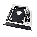 2nd HDD SSD Hard Drive Optical Frame Caddy Tray for Acer Aspire E5-572 E5-572G with Bezel Front Panel Bracket Holder