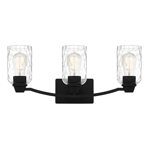 Quoizel ACA8623MBK Acacia 3 Matte Black Bath Light