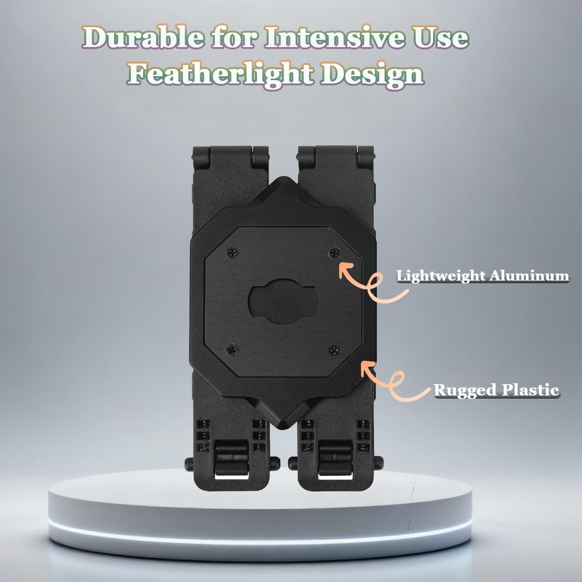 Camera Mount - Compatible with Axon Body Cameras 2/3/4, Lightweight Aluminum Alloy Construction, Suitable for Uniforms (Dual)