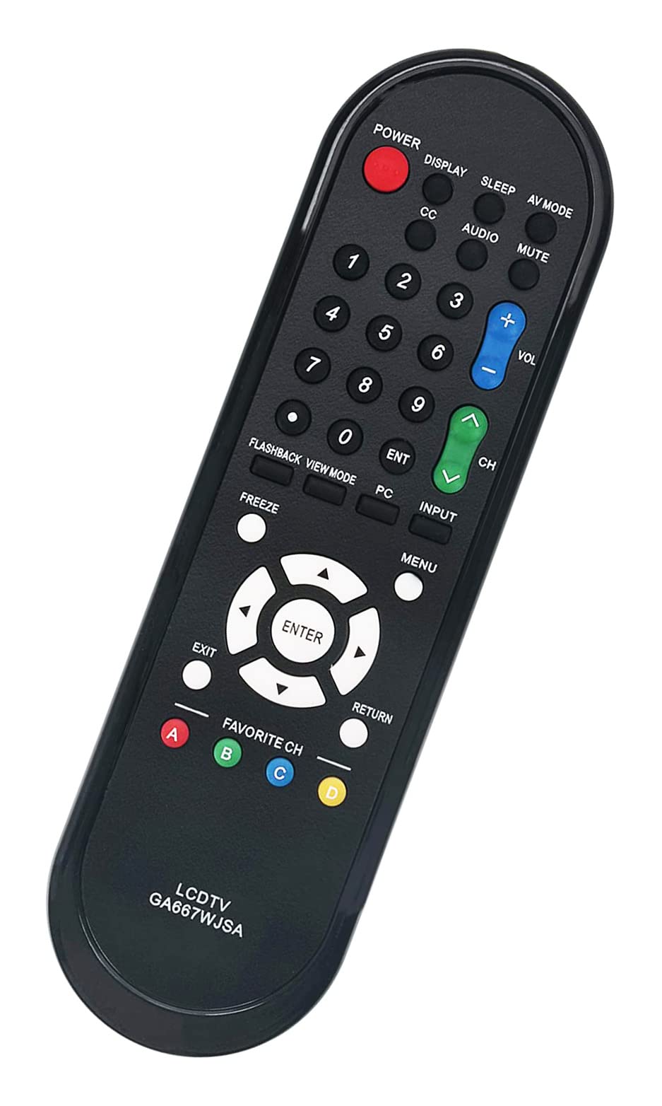GA667WJSA Remote Control Replacement for Sharp LCD Aquos TVs