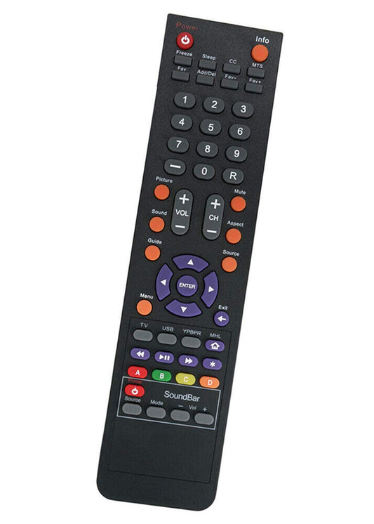 New 142022370010C Remote Control for Sceptre TV X405BV-FMDU X405BV-FMQR X409BV-FHDR
