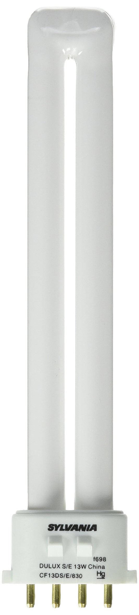 Sylvania 20284 Compact Fluorescent 4 Pin Single Tube 3000K, 13-watt