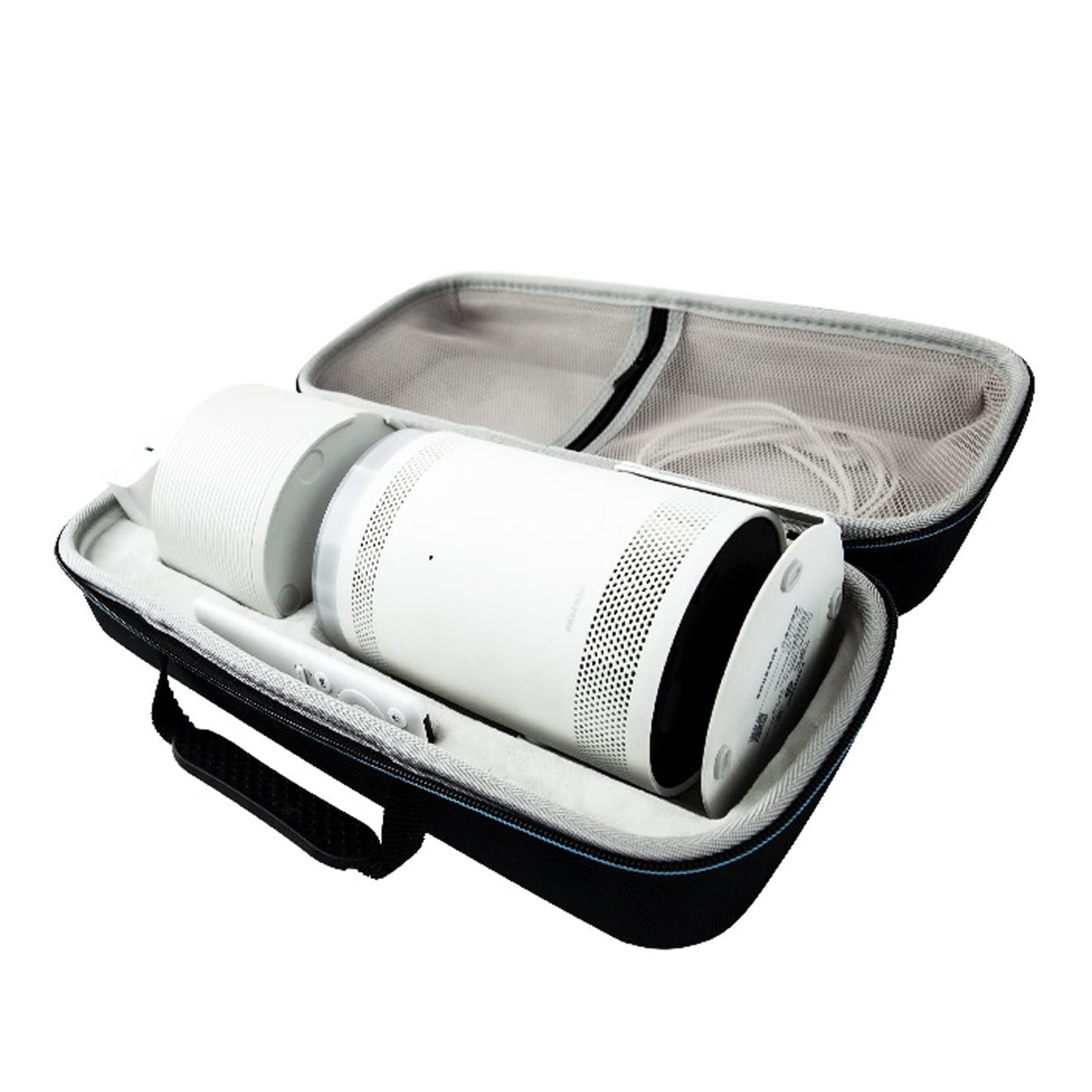 Case for Samsung The Freestyle Projector & Battery Base All Accessories Storage, Compatible with 30” - 100” The Freestyle 2nd Gen EVA Hard Bag