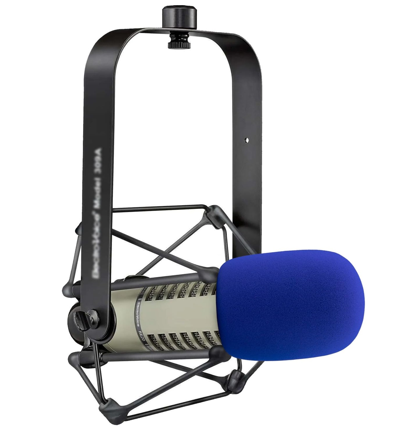 LEFXMOPHY Re20 Pop Filter for Electro-Voice RE20 / RE27/ RE320 Microphone, Blue WS-PL2 Windscreen Replacment for EV RE-20 / RE-27 / RE-320 Mic Foam