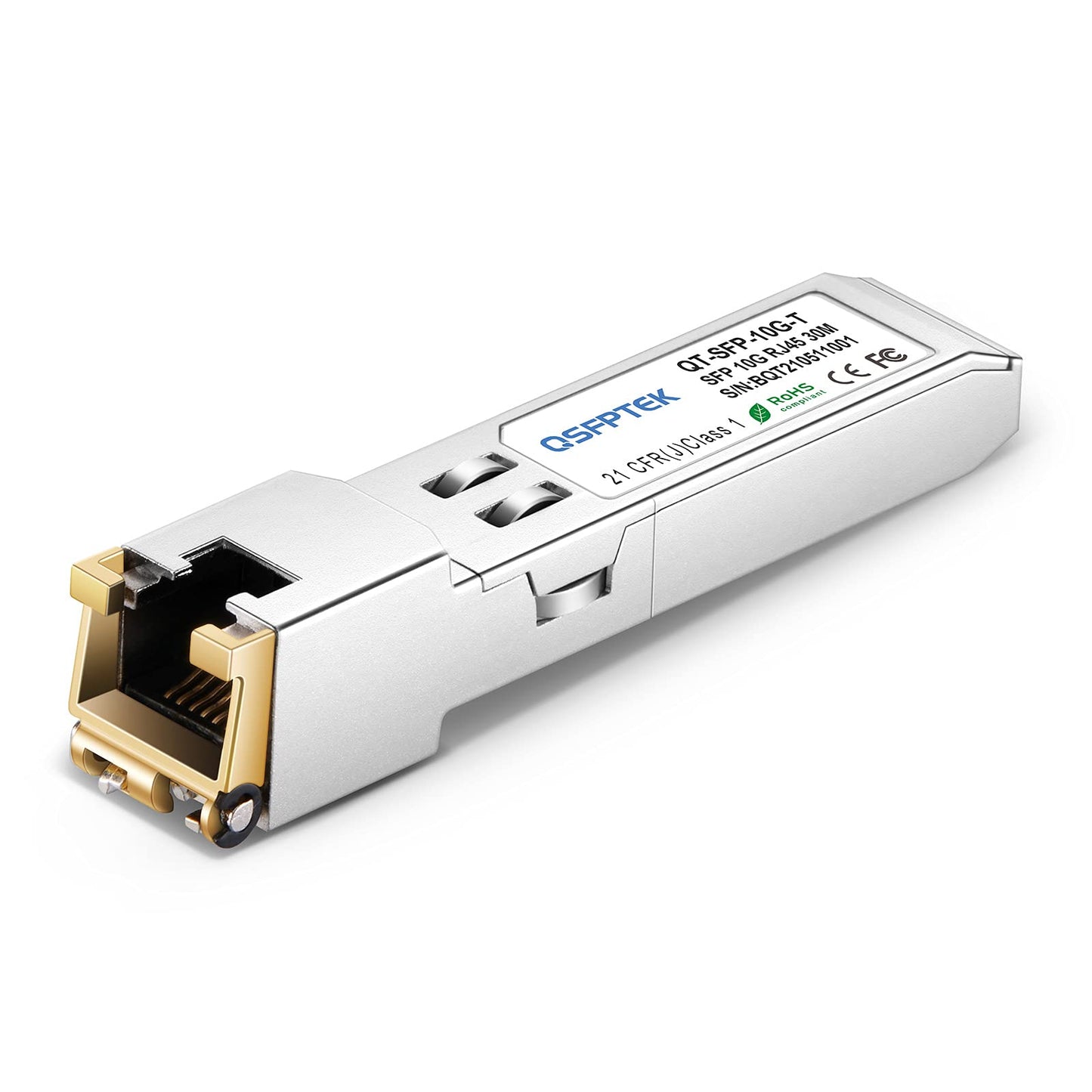 10GBase-T Module, SFP to RJ45, 10G Copper SFP+ Transceiver, 10Gbe Optical Ethernet Mini Gbic 10 giga Computer Networking Transceiver Compatible
