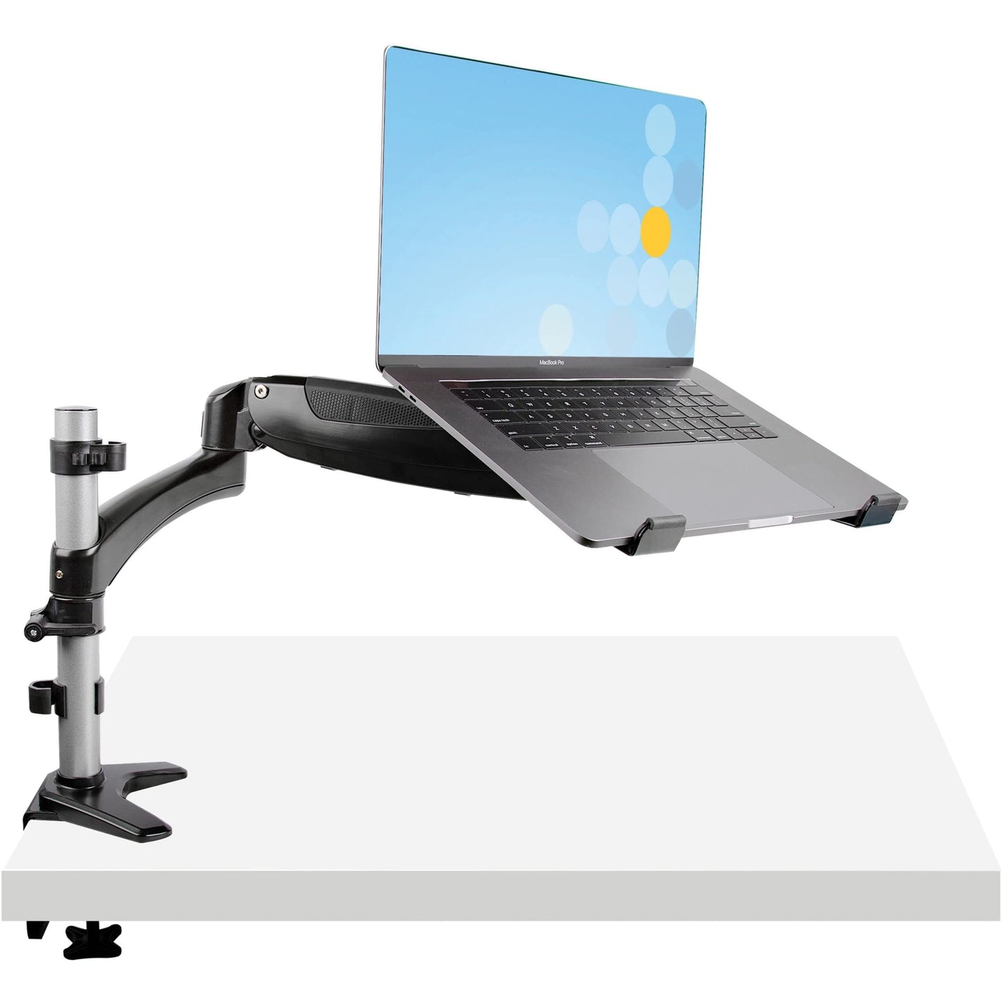 StarTech.com Desk Mount Laptop Arm, Articulating Arm for Laptop or Single Monitor up to 34" (17.6lb/8kg), VESA Tray Bracket, Ergonomic Adjustable