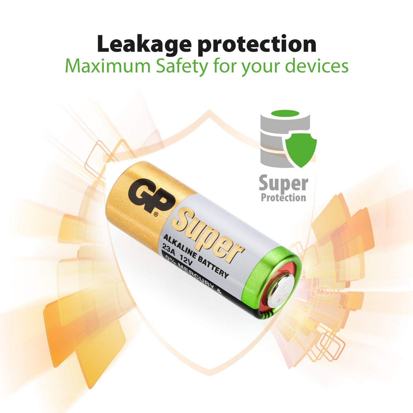 GP 23AE Ultra 23 A 12 V High Voltage Alkaline Battery (x10)