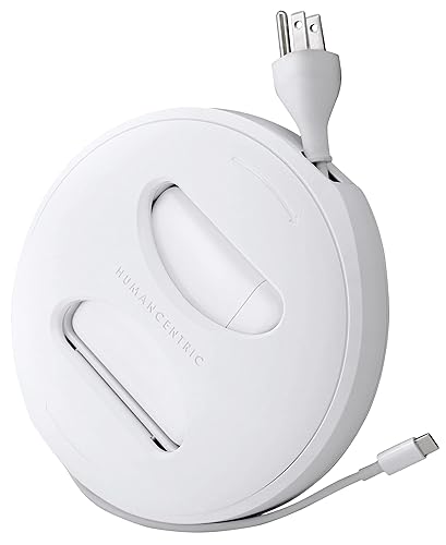 HumanCentric Cord Winder for MacBook Charger Organizer, Cable Reel for MacBook Chargers, Travel Mac Charging Case 85W, 87W, 96W USB-C and MagSafe