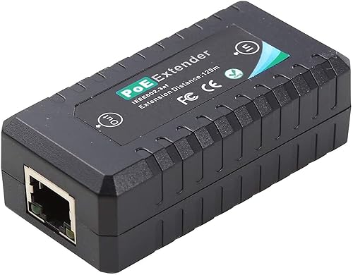 UHPPOTE 1-Port 10/100M PoE Extender IEEE802.3af for Ethernet Security Systems IP Camera