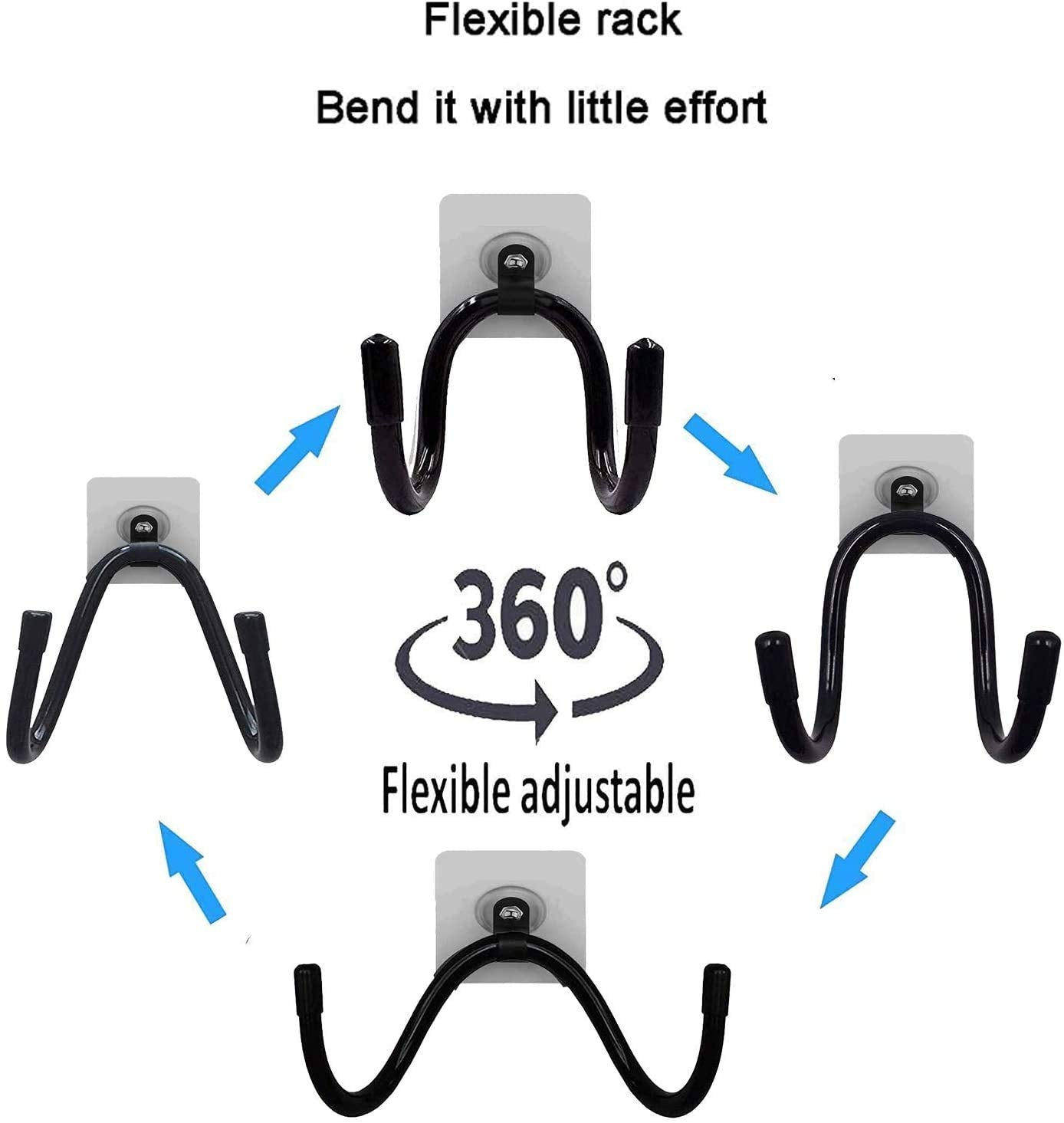 AUXPhome Hole- Free Wall Mount Wall Holder Clip Wall Bracket Wall Stand Compatible for Echo Dot (1st Gen) Echo Dot (2nd Gen) Echo Dot (3rd Gen) -2PK