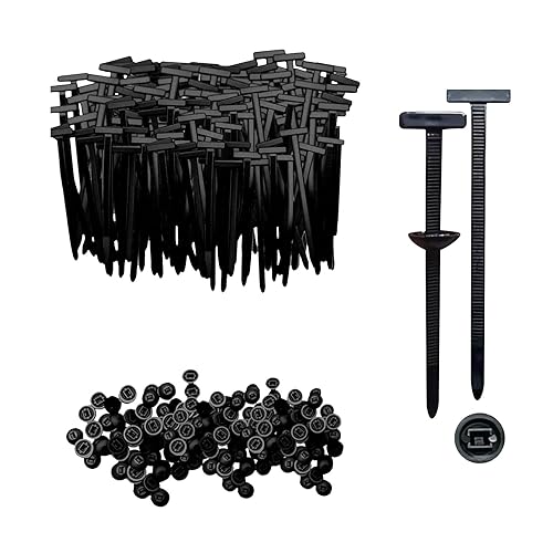 Nylon Universal Cable Tie Buckle, Automotive Zipper Clips, Self-Locking Zip Tie Clips with UV & Heat Resistant for Car Auto Bumper Fender Trunk Repair
