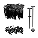 Nylon Universal Cable Tie Buckle, Automotive Zipper Clips, Self-Locking Zip Tie Clips with UV & Heat Resistant for Car Auto Bumper Fender Trunk Repair