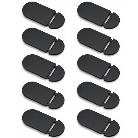 Mnvhoky Black 10 Pack Ultra-Thin Webcam Privacy Covers for Laptop & Mobile Cameras, Sleek Camera Blocker Protectors for Devices