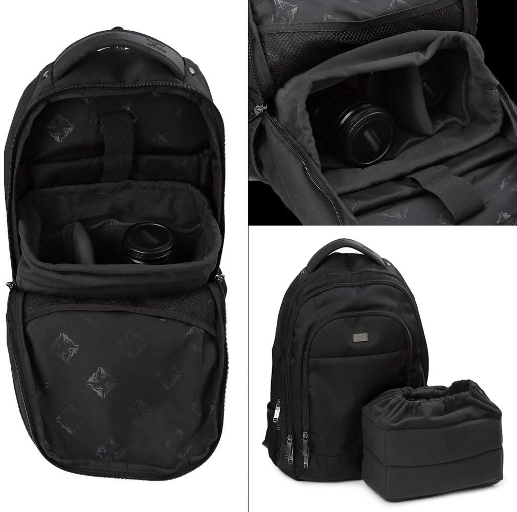 Koolertron Shockproof Camera Photo Bag for SLR TLR Camera Insert Partition Padded Case,Can be Put Directly Into the SLR Camera Bag With Freely