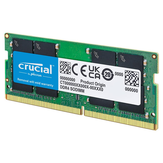 Crucial 8GB DDR4 RAM 3200MHz (PC4-25600), Downclockable to 2933/2666MHz Laptop Memory, SODIMM 260-Pin CL22, Compatible with 13th Gen Intel Core