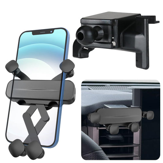 LUNQIN Car Phone Holder Mount for Toyota Tundra 2022 2023 2024 2025 Sequoia Auto Accessories Interior Decoration Mobile Cell Smartphone Bracket