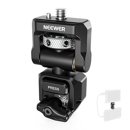 NEEWER Quick Release Monitor Mount for Phone Cage, Video Rig Stabilizer Mobile Photography Accessories Holder Compatible with iPhone Samsung Android
