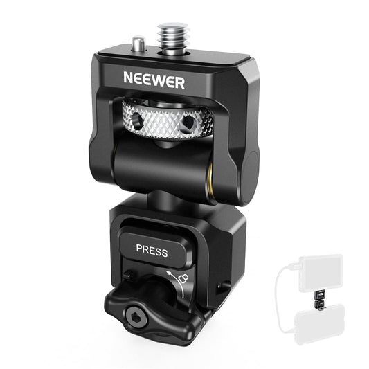 NEEWER Quick Release Monitor Mount for Phone Cage, Video Rig Stabilizer Mobile Photography Accessories Holder Compatible with iPhone Samsung Android