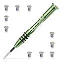 LeFix 10 x M2.5 x 4 Screws T5 Torx Compatible with DELL XPS 17 9700 9710 9720|Precision 5750 5760 5770 Base Underside,Silver,T5 Screwdriver Included