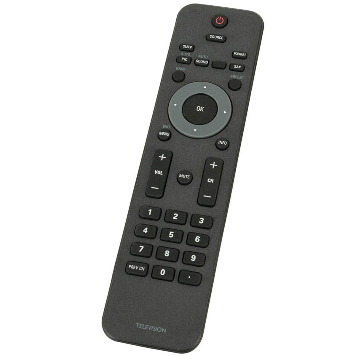 New Remote Control Replacement for Philips TV 40PFL4707 40PFL3706 46PFL3706 46PFL3706/F7 50PFL3707