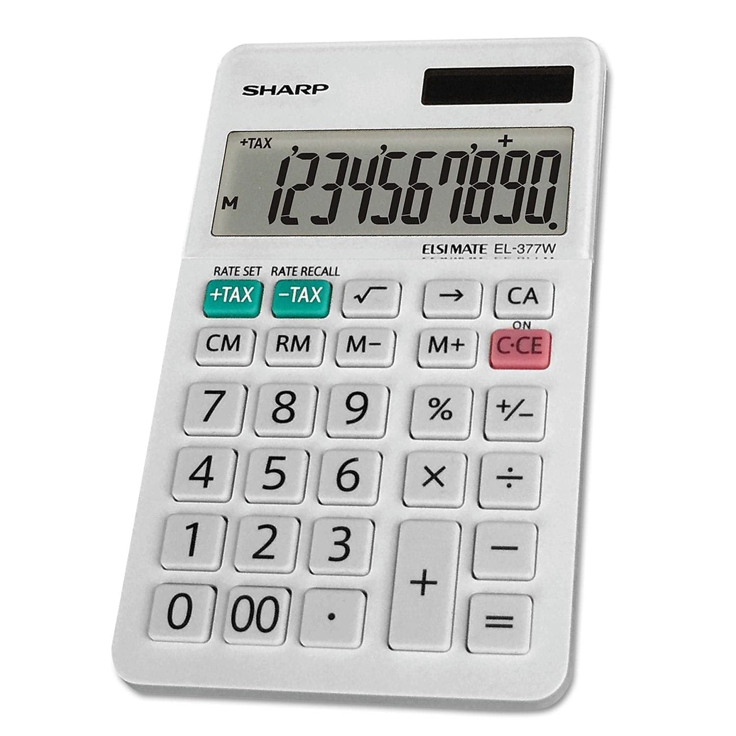 Sharp EL-377WB Business Calculator, White 2.75