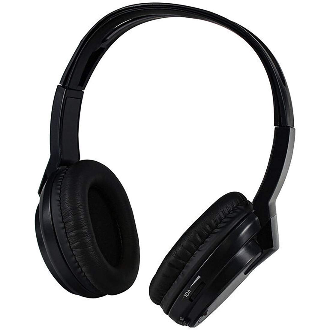 Audiovox HP1 Wireless Headphones Single Channel Ir Faux Leather Ear Piece 2-aaa Included