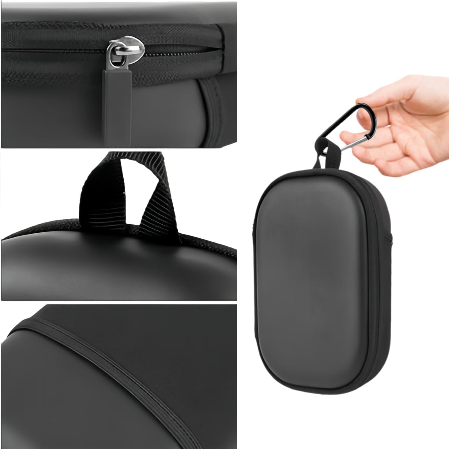Honlyn Headphones Case for Bose QC45/QC35/QC25/QC15/QC Ultra II/Ultra Gaming Headset, QC25, PU Hard Shell Travel Carrying Case Bag with Cable Storage