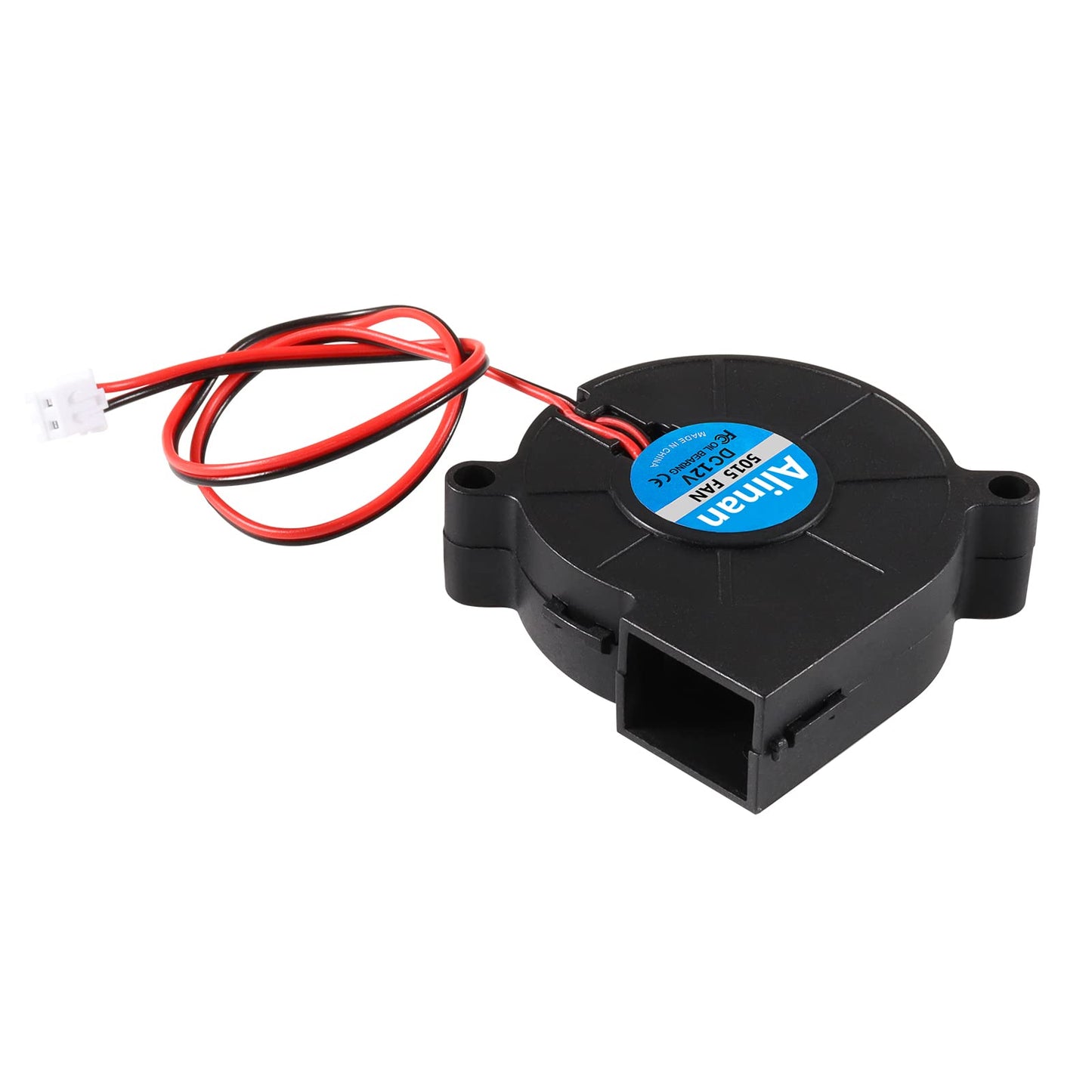 Alinan 6pcs 5015 12V Brushless Cooling Blower Fan 50 * 50 * 15MM Cable Length 30CM Dual Ball Bearing 2PIN Terninal