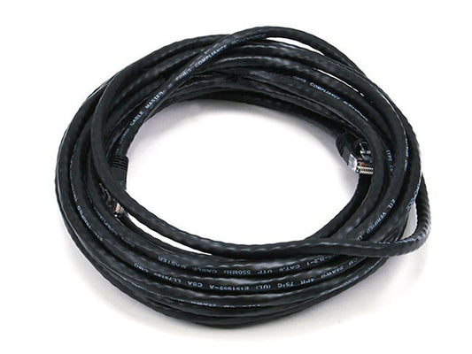 Monoprice CAT 6 500MHz UTP 25FT Cable - Black