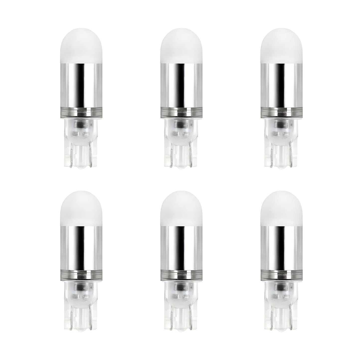 Makergroup T5 T10 Wedge Base LED Light Bulbs, 12VAC/DC 1Watt Warm White 2700K-3000K for Outdoor Landscape Lighting Deck Stair Step Pathlights and RV