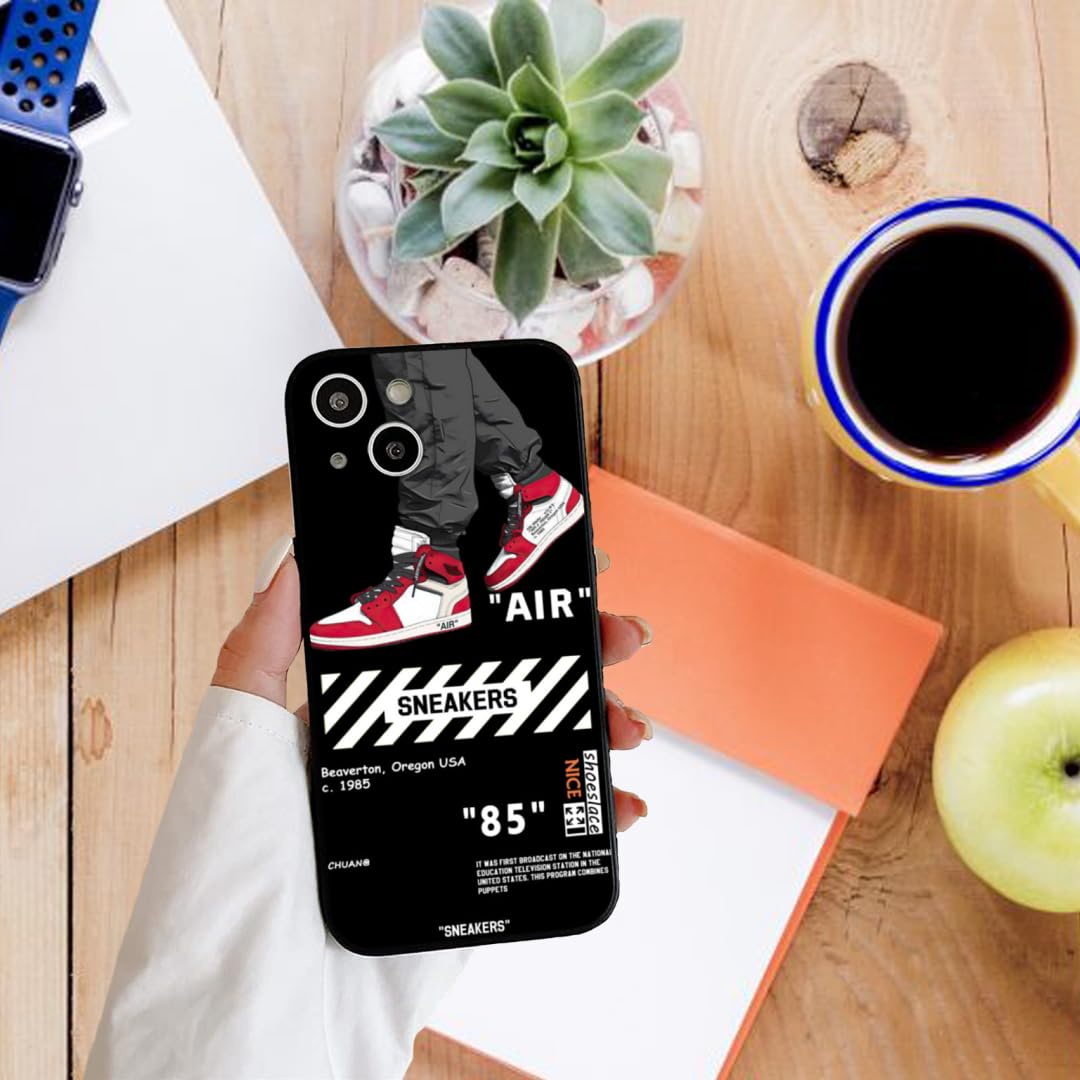 CHBSHENG Cool Phone Case for iPhone 15 Pro Case for Boys Men Street Design Aesthetic Shockproof Basketball Sneaker Sports Designer Cases Compatible