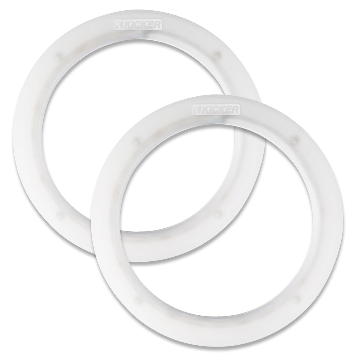 KICKER 47KLSR8 8" Weather Proof Led Lighted Speaker Ring, Only Fits Km8 Coax, Pair