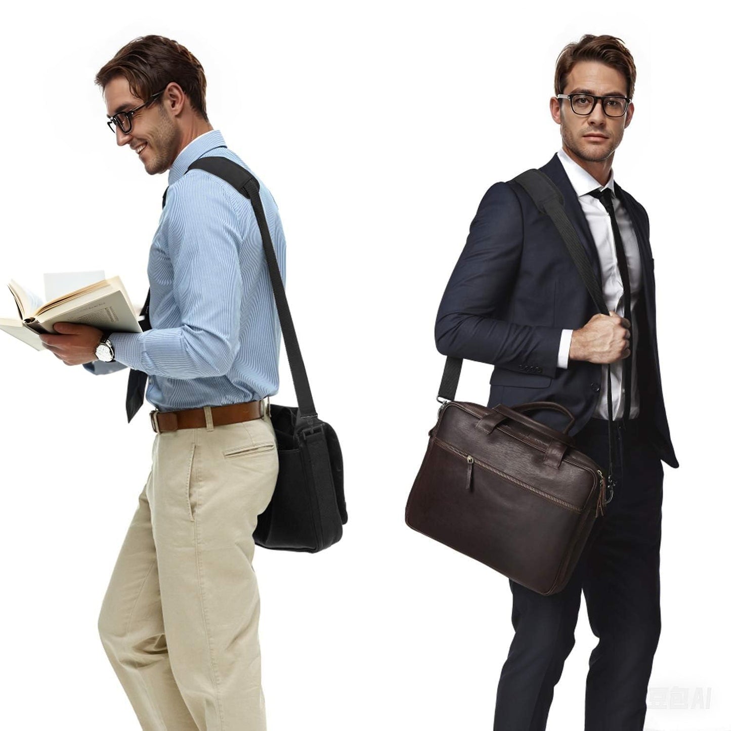 Taygeer 52" Universal Shoulder Strap – Adjustable Replacement Laptop Bag Strap with Metal Hooks for Duffel, Messenger, Briefcase & Computer Case