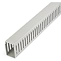 StarTech.com Open Slot Cable Management Raceway with Cover, 2"(50mm)W x 3"(75mm)H - 6.5ft(2m) length - 1/4"(8mm) Slots, PVC Network Cable Hider/Wall
