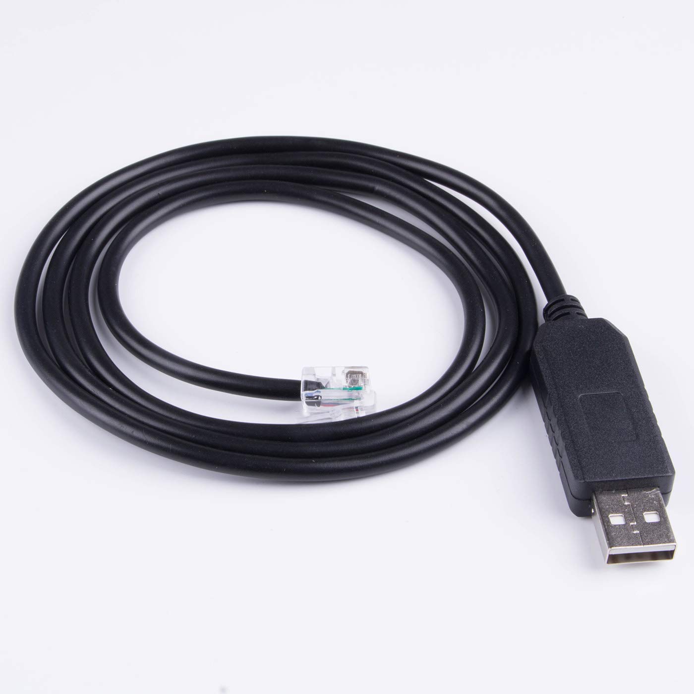 Suamdoen Meade Telescope Control Cable FT231XS USB to RJ12 Serial Console Cable for Meade LX200 (180CM, Meade LX200)