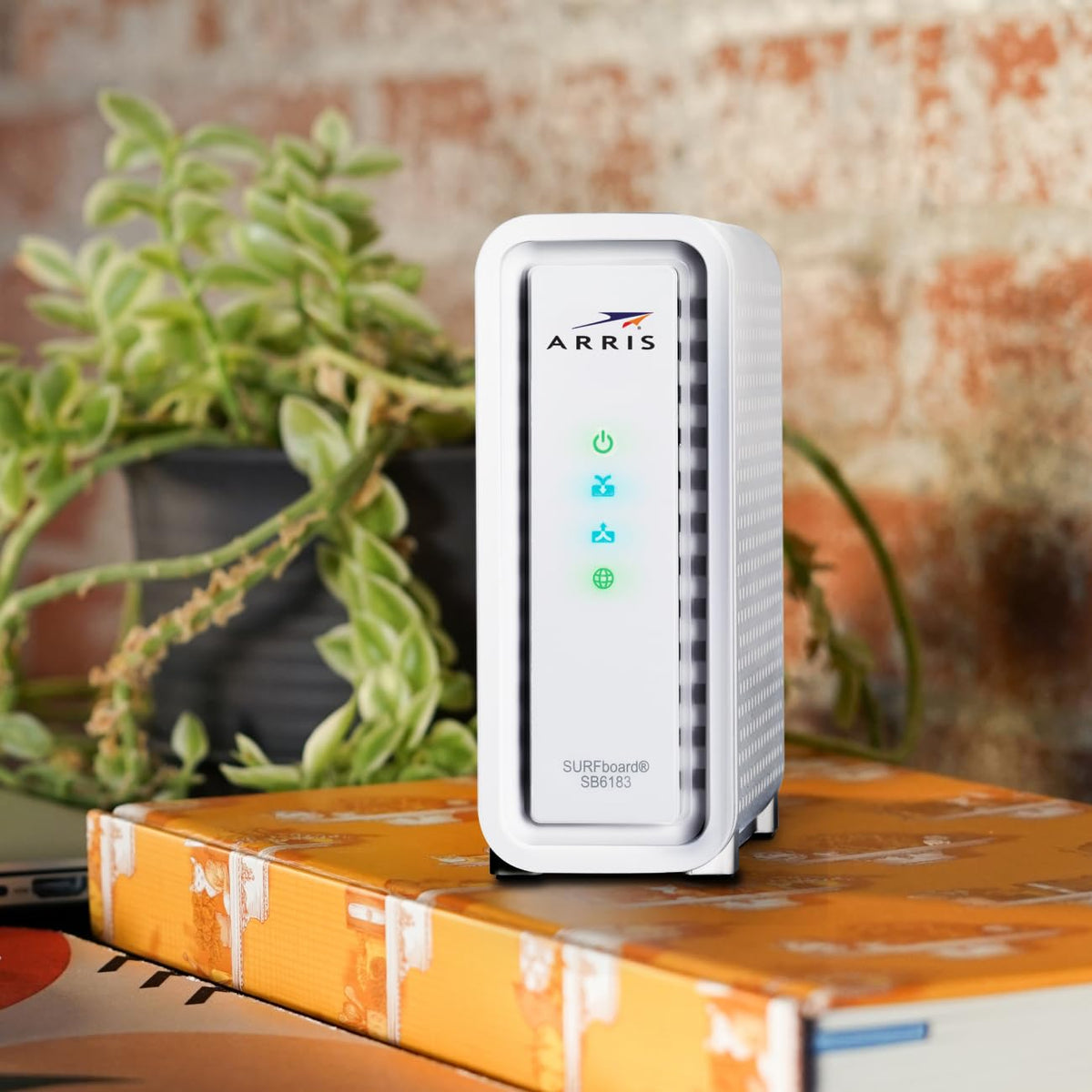 ARRIS (SB6183) -Cable Modem - Fast DOCSIS 3.0 16x4 Gigabit, [Check with Your Provider for Compatibility], 1 Gbps Port, 400 Mbps Max Internet Speed, 2