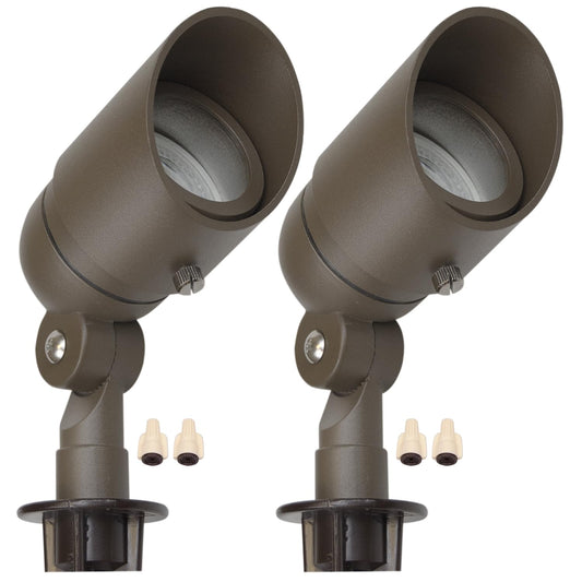 Lumina Lighting® 5W Landscape Lighting 12V Landscape Lights Low Voltage Landscape Spotlights Warm White Waterproof Outdoor Replaceable LED Bulb