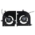 Replacement CPU&GPU Cooling Fan for MSI Stealth 15M A11UEKV-009US MS-1563 BS5405HS-U4W BS5405HS-U4X