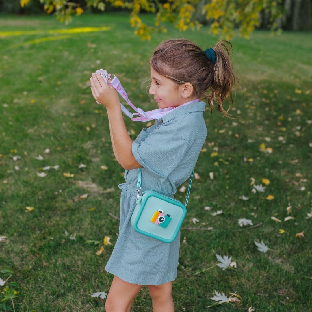 Kidamento kiimento Soft Silicone Camera Case - Durable and Adorably Stylish Bag - Promotes Comfort and Independence Original Green