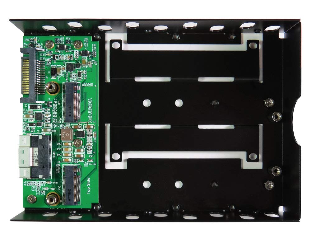 SlimSAS 8i to M.2 Dual Ports Adapter for Broadcom MegaRAID & HBA Tri-Mode & NVMe Switch - High-Speed M.2 Converter for Dual NVMe SSDs
