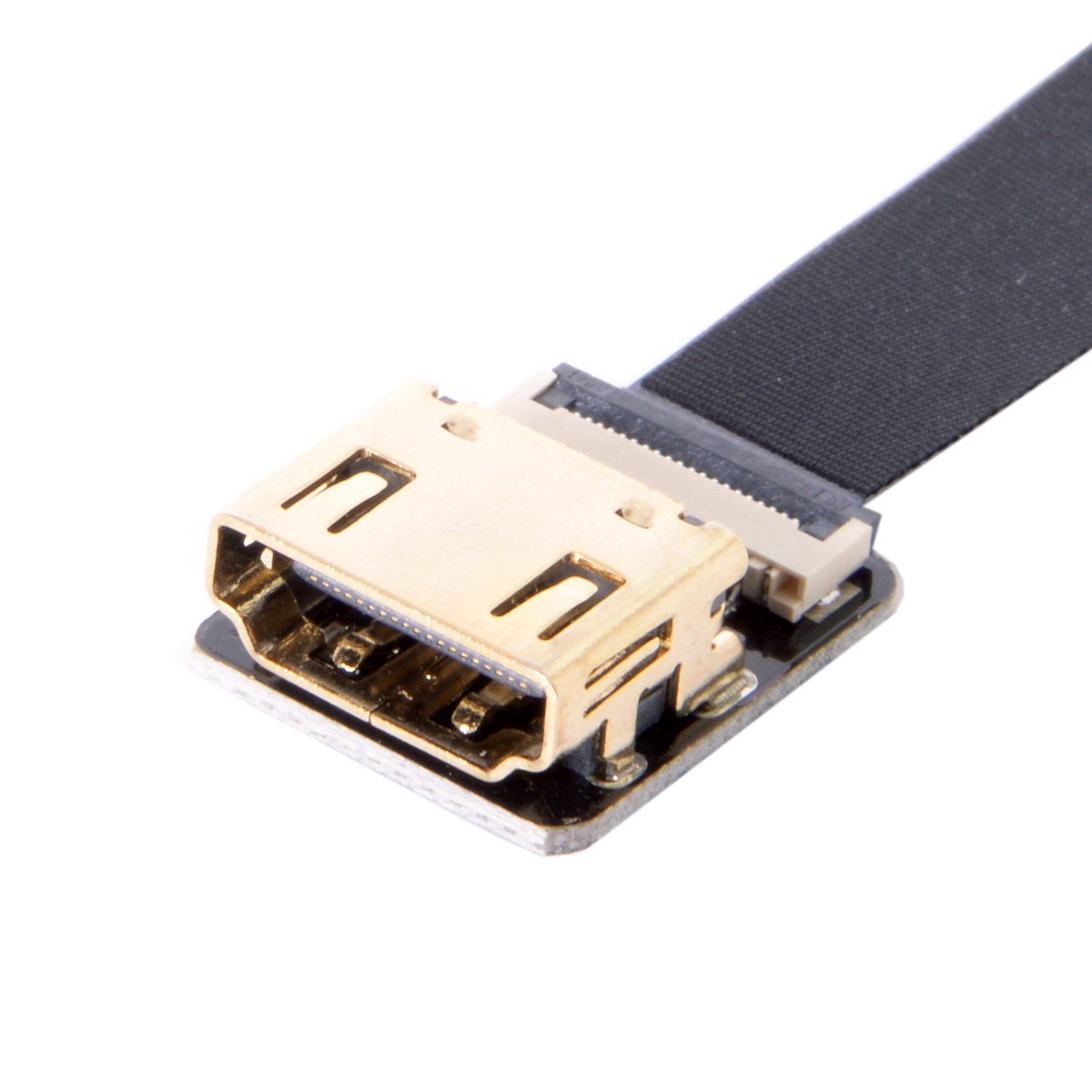 Cablecc CYFPV Straight HDMI Type-A Male to Female FPC Flat Cable for HDTV Multicopter Aerial Photography