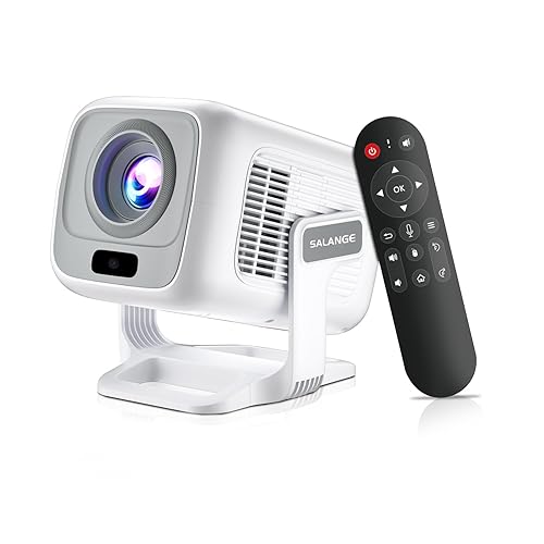 [ Auto Focus / 1080P Native ] Mini Projector 4K, 250 ANSI Lumens, Short Throw Projectors with Wifi and Bluetooth 5.4, Built-in Apps, Outdoor Movie