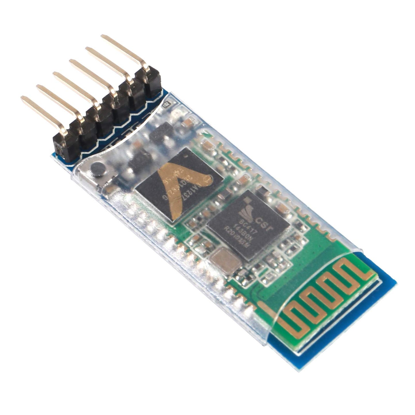 10PCS HC-05 Wireless Bluetooth Receiver RF Serial Transceiver Module Master Slave Integrated Bluetooth Module 6 Pin Wireless Serial Port Communication