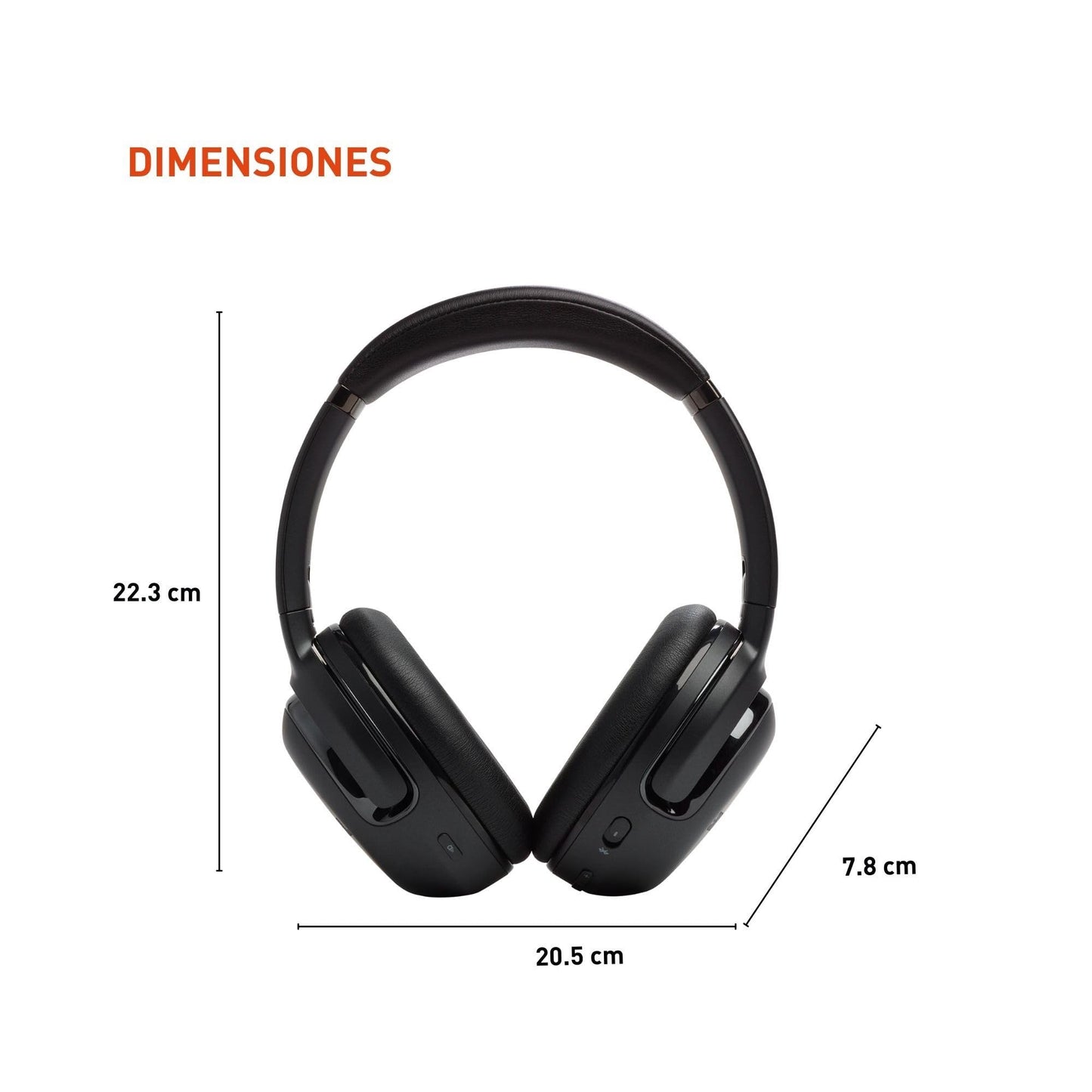 JBL Tour One M2 - Wireless Over-Ear Noise Cancelling Headphones (Black), Medium (Renewed)