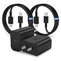 45W Super Fast USB C Charger[2 Pack],45 Watt Type C Charger Wall Charging Block with 2X 6ft Cable for Sam Sung Galaxy S24/S23 Ultra/S23+/S22